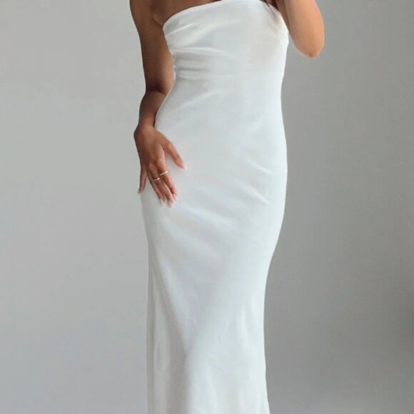 Princess Polly Carter Maxi Dress White - Picture 1 of 4